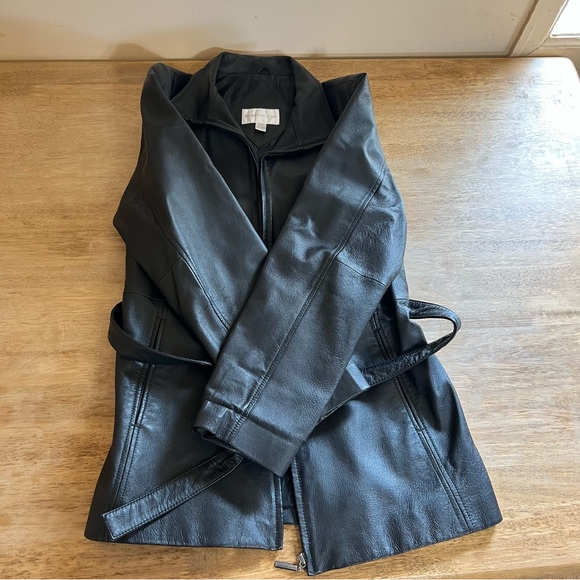womens leather jacket large - Picture 2 of 7
